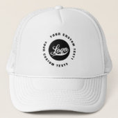 Logo Text, Promotional Branded Company Business Trucker Pet (Voorkant)