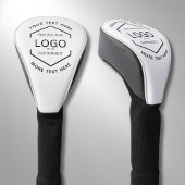 Logo Text Witte Achtergrond Zakelijk Promotioneel Golfheadcover