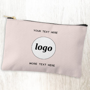 Logo Text Zakelijk Promotie Branding Blush Roze Etui