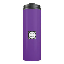 LOGO Thermokop Promotioneel Paars Thermosbeker