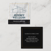 Logo thuisarchitect vierkante visitekaartje (Voorkant / Achterkant)