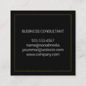 Logo thuisarchitect vierkante visitekaartje (Achterkant)