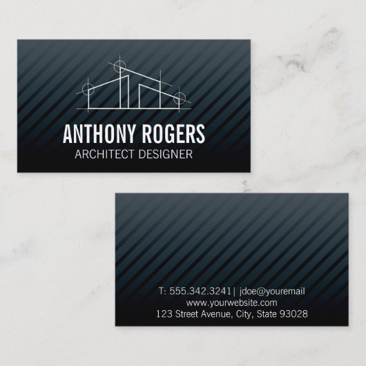 Logo thuisarchitect visitekaartje (Voorkant / Achterkant)