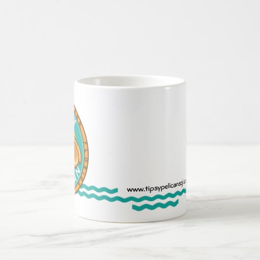 Logo Tipsy Pelican Coffee Mok (Center)