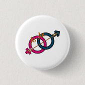 logo-toets 'As a Arrow' Ronde Button 3,2 Cm (Voorkant)