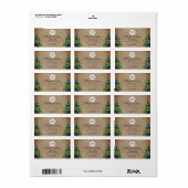 Logo Toevoegen Aangepaste Tekst Kerstboom Promotie Etiket (Full Sheet)