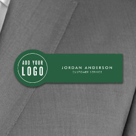 Logo Toevoegen Bewerkbare Kleur Eenvoudig Modern N Naamplaatje