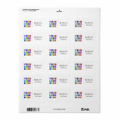 Logo toevoegen etiket (Full Sheet)