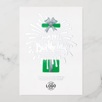 Logo Toevoegen Groen Cadeau Vuurwerk Zakelijk Verj