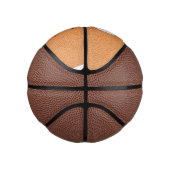 Logo toevoegen met aangepaste tekst Leather Compan Basketbal (Rechts)