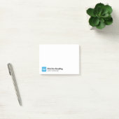 Logo toevoegen post-it® notes (Kantoor)