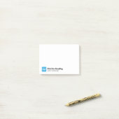 Logo toevoegen post-it® notes (Op bureau)