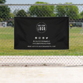 Logo Toevoegen Social Media Marketing Aangepaste K Spandoek (Insitu)