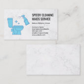 Logo Toilet Schoonmaken Visitekaartje (Voorkant / Achterkant)