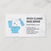 Logo Toilet Schoonmaken Visitekaartje (Voorkant)