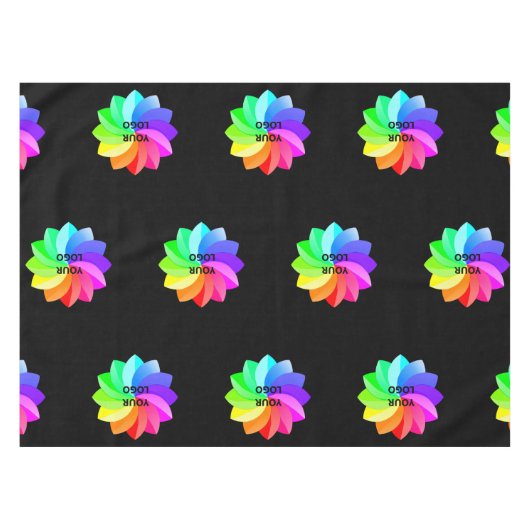 Logo Trade Show Business Restaurant Hotel Black Tafelkleed (Voorkant (Horizontaal))