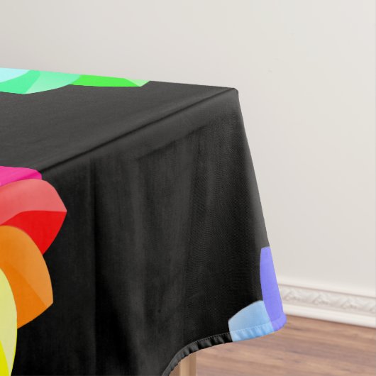 Logo Trade Show Business Restaurant Hotel Black Tafelkleed (Voorbeeld)