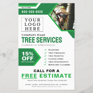 Logo Tree-servicebedrijf Flyer