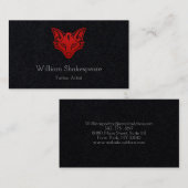 Logo Tribal Head Wolf Visitekaartje (Voorkant / Achterkant)