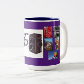 Logo Tweekleurige Koffiemok (Voorkant rechts)