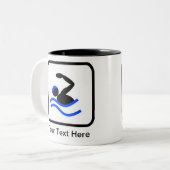  Logo Tweekleurige Koffiemok (Voorkant links)