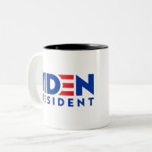 Logo uit President Tweekleurige Koffiemok (Voorkant links)