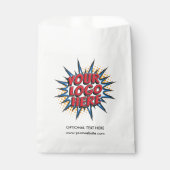 Logo Upload aangepast bedrijfspapier Bedankzakje (Voorkant)