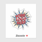 Logo Upload aangepaste gesneden vinyl Sticker (Vel)