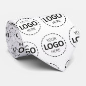 Logo Upload Custom Business Neck Tie Stropdas (Opgerold)