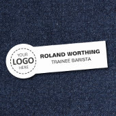 Logo Upload eenvoudig modern personeel Naamplaatje