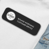 Logo Upload eenvoudig modern personeel Naamplaatje