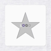 Logo Upload ijzer op label voor gezichtsmasker (Design 2)