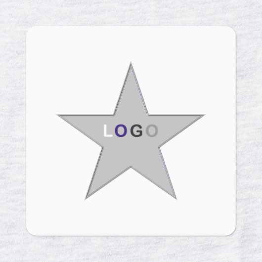 Logo Upload ijzer op label voor gezichtsmasker (Design 2)