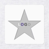 Logo Upload ijzer op label voor gezichtsmasker (Design 1)