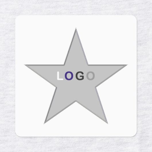 Logo Upload ijzer op label voor gezichtsmasker (Design 1)