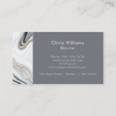 Logo Upload / Marmeren Achtergrond Visitekaartje (Achterkant)