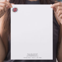 Logo Upload Modern Simple Briefhoofd