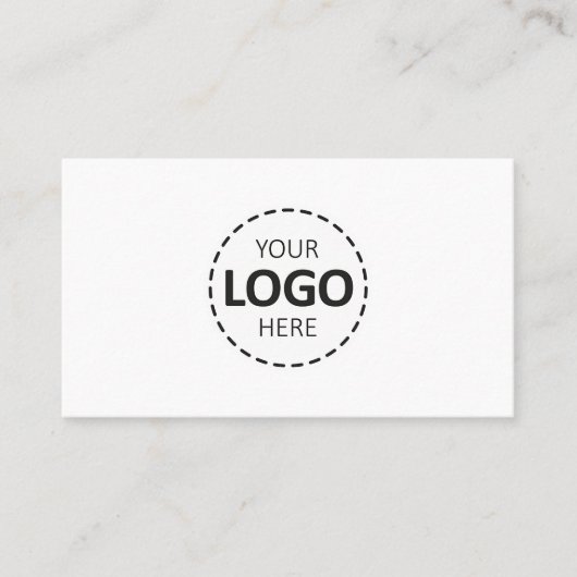 Logo Upload Modern Simple Loyalty Visitekaartje (Voorkant)