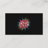 Logo Upload Modern Simple  Visitekaartje (Voorkant)