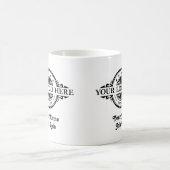 Logo upload, naam/functie, Mok van het bedrijf (Center)