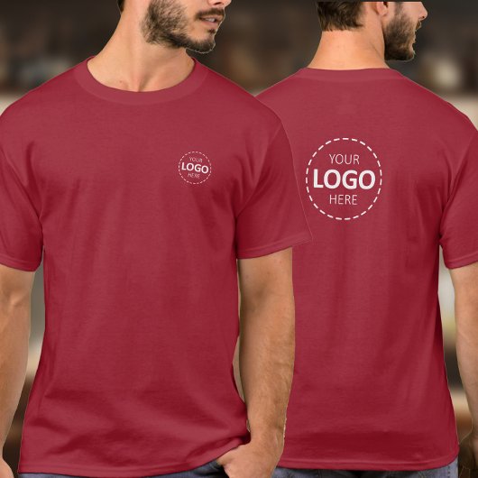 Logo Upload personeel T-shirt