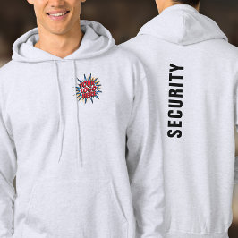 Logo Upload Sjabloon aan de voorkant - Jouw tekst  Hoodie