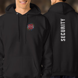 Logo Upload Sjabloon aan de voorkant - Jouw tekst  Hoodie