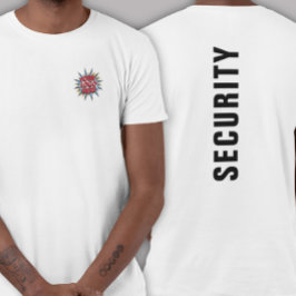 Logo Upload Sjabloon aan de voorkant - Jouw tekst  T-shirt