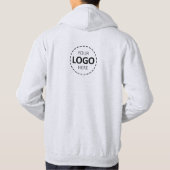 Logo upload Sjabloon - alleen terug - Creëer van j Hoodie (Achterkant)