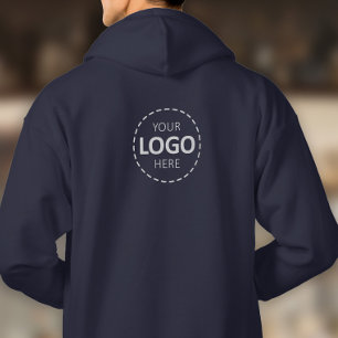Logo upload Sjabloon - alleen terug - Creëer van j Hoodie