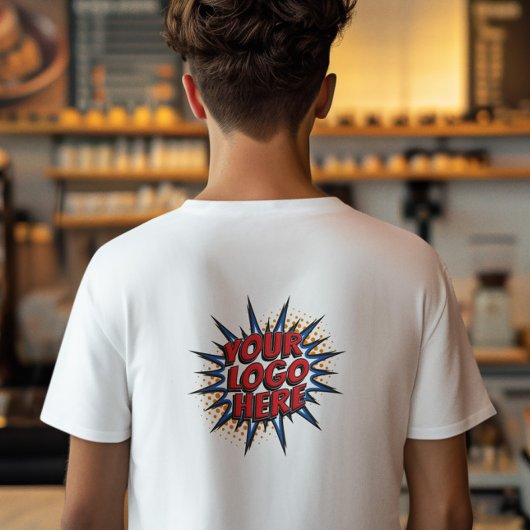 Logo upload Sjabloon - terug - Creëer uw eigen T-shirt