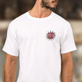 Logo Upload Sjabloon - White Staff T-shirt