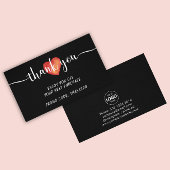 Logo Uploaden Bedankt Visitekaartje met korting