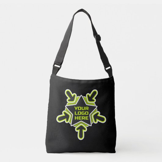 Logo uploaden crossbody tas (Voorkant)
